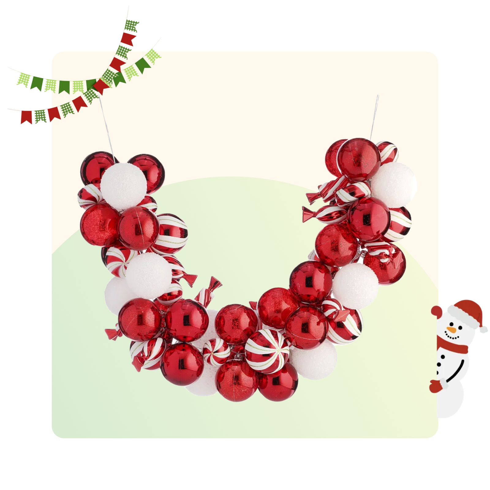 Red & White Christmas Decor