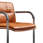 Luxe Cantilever Leather Lounge Chair