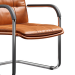 Luxe Cantilever Leather Lounge Chair