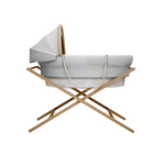 Modern Baby Bassinet with Wooden Stand