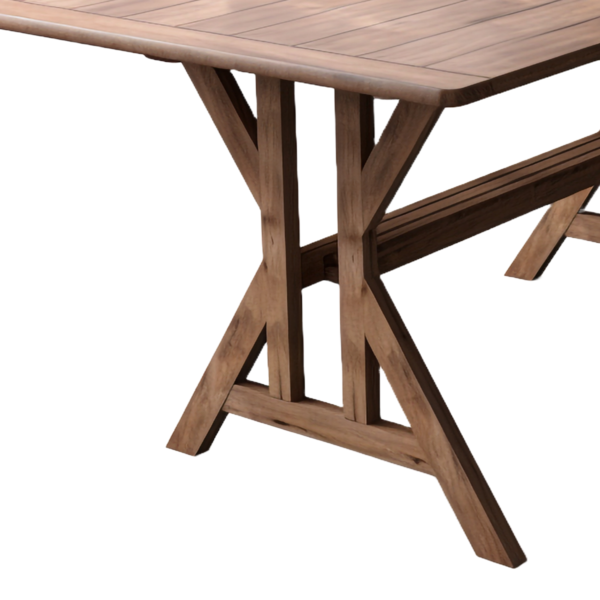 Roze Solid Wood Dining Table