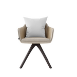 Contemporary Upholstered Swivel Chair with Cushion