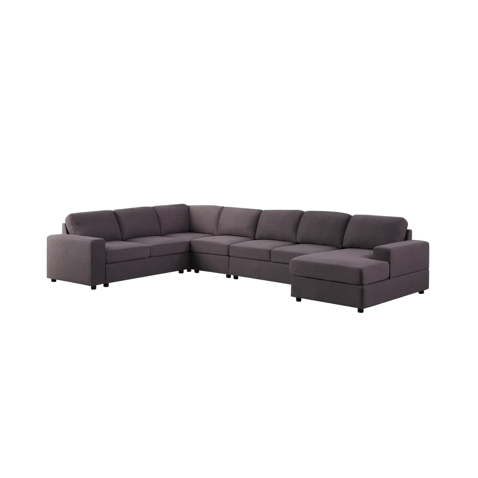 Black Standard Lounge Sofa Set