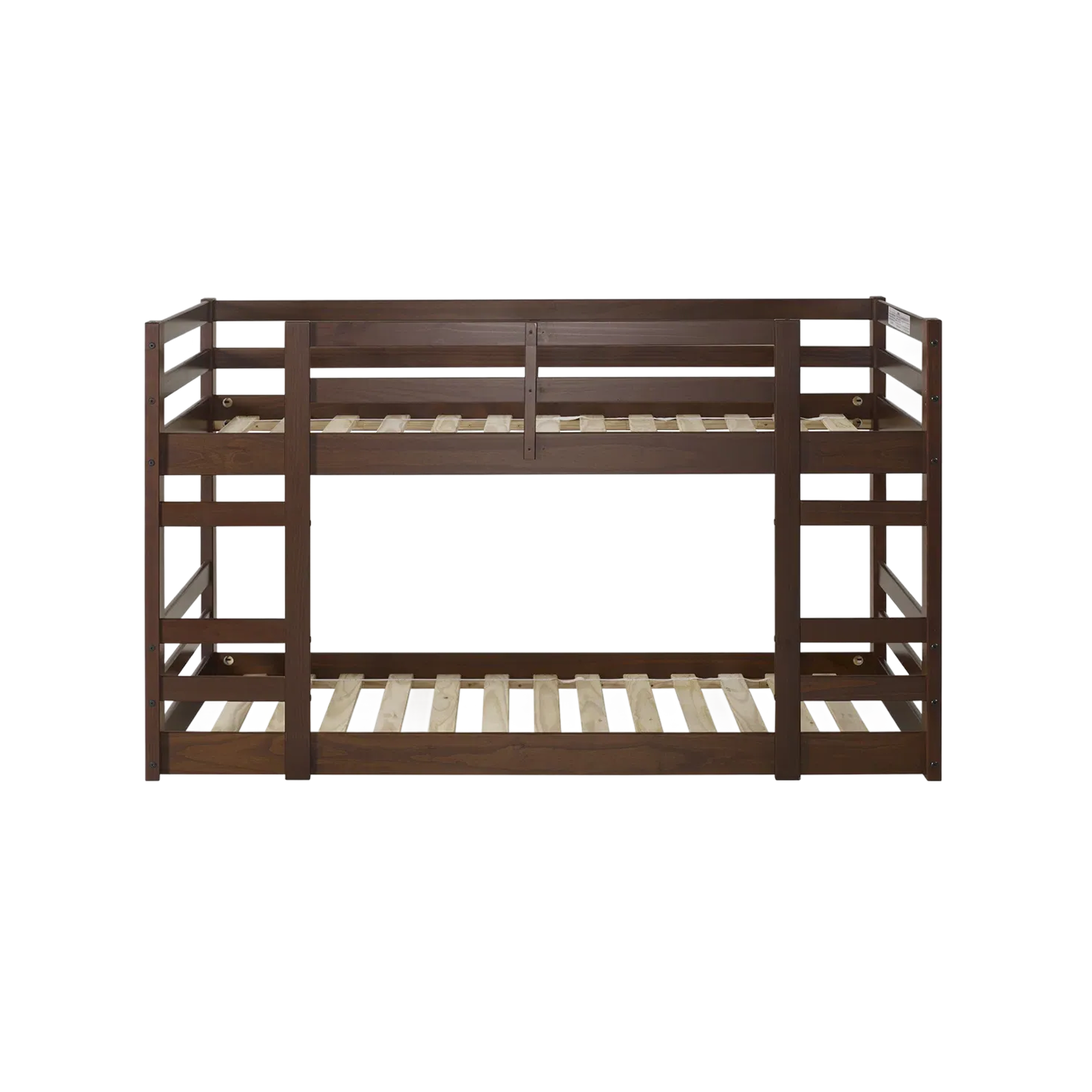 Black Wooden Bunk Bed
