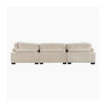 Contemporary Off-White 3-Seater Sofa