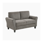 Charcoal Grey Fabric 3 + 2 Sofa Set