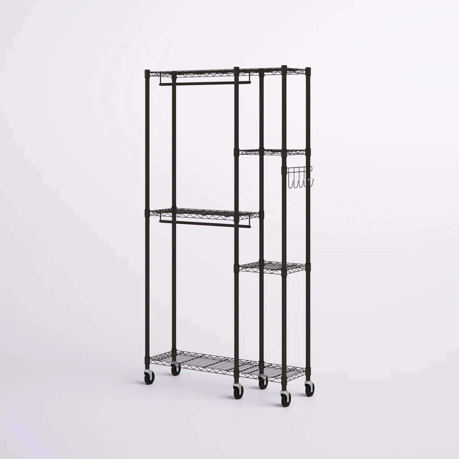 Standard Clothes Rack with Wheels