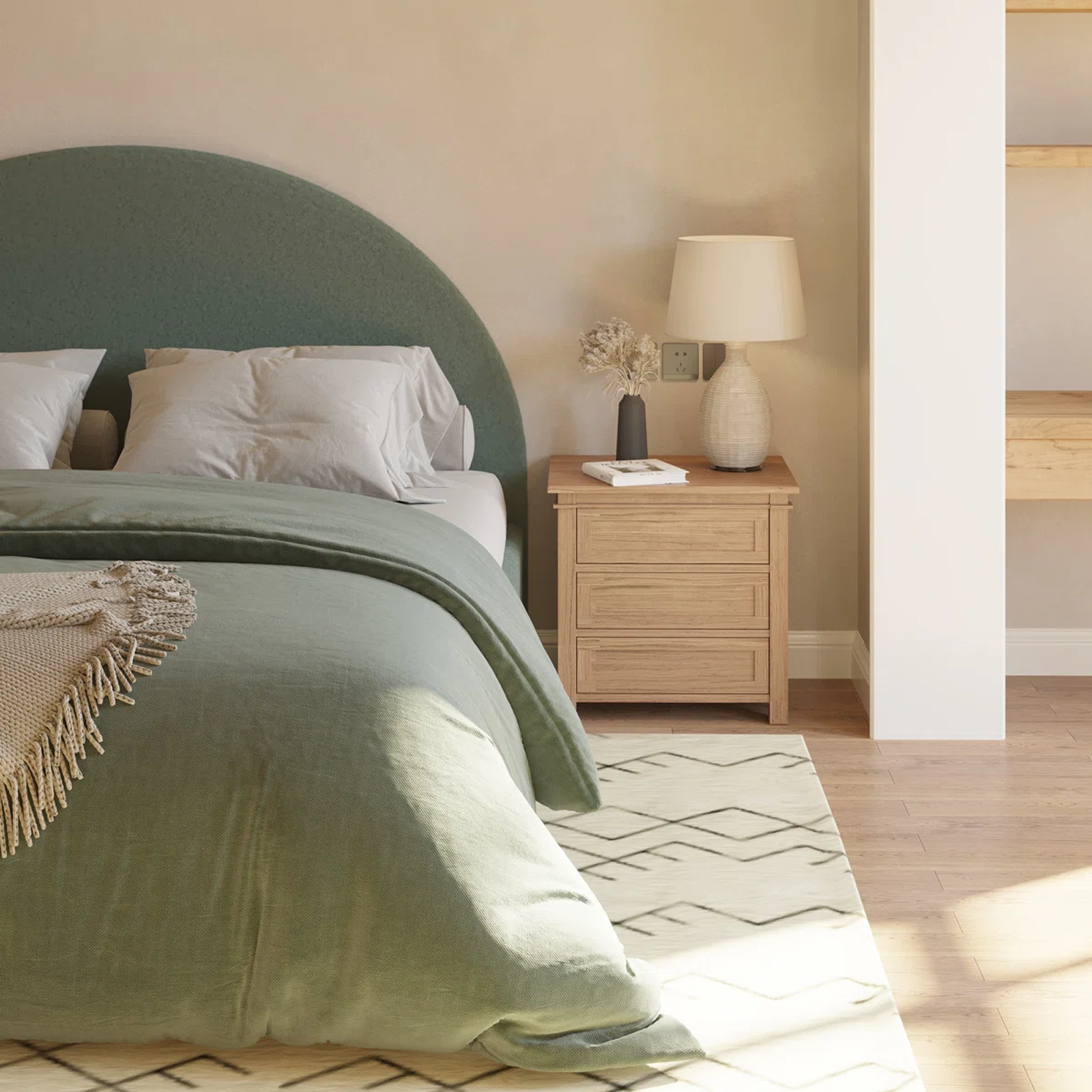 Pure Queen Bed Set with Storage