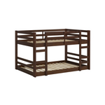 Black Wooden Bunk Bed