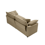 Beige Classic Rolled Arm 3 + 1 Sofa Set