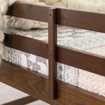Black Wooden Bunk Bed