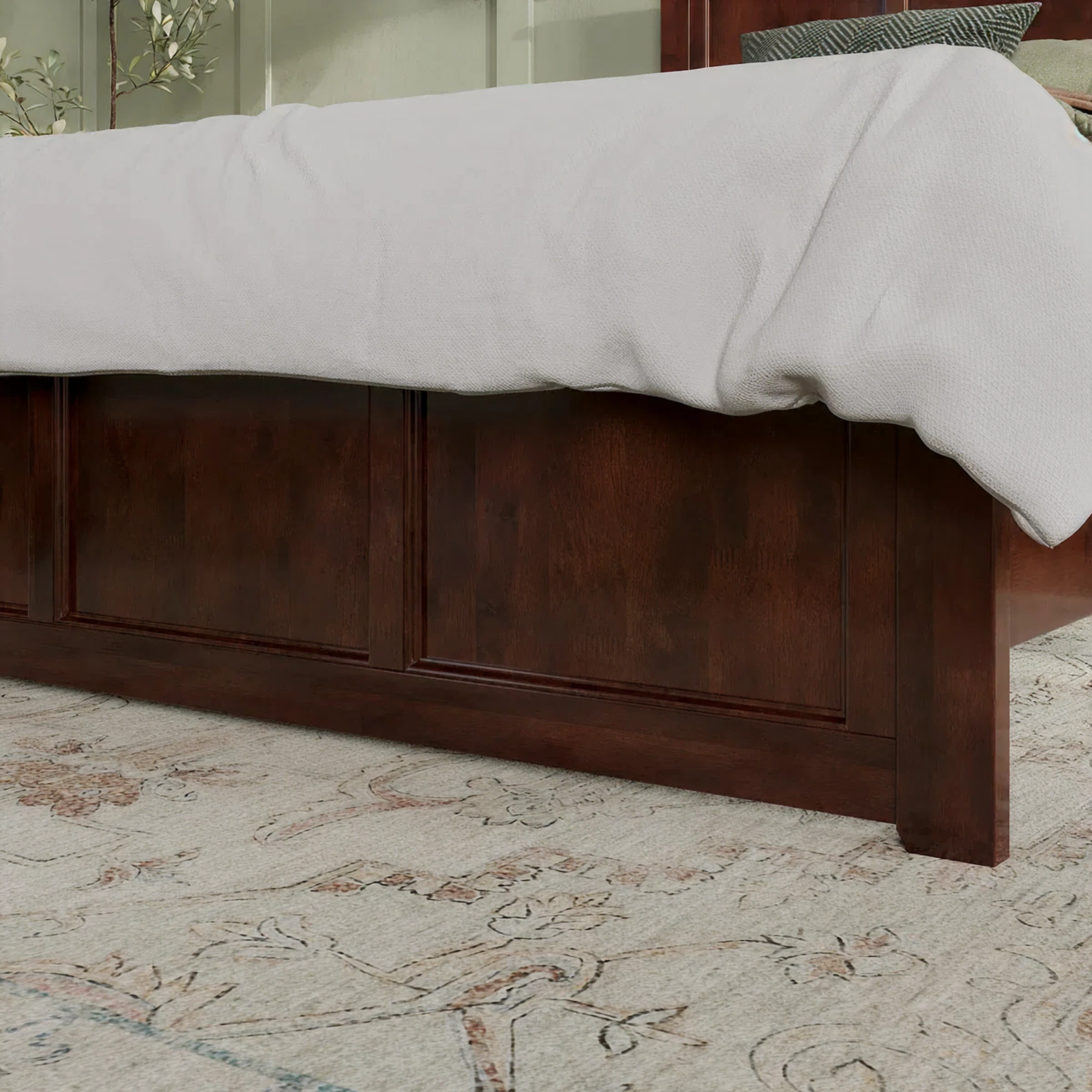 Solid Wooden Single Bed Frame