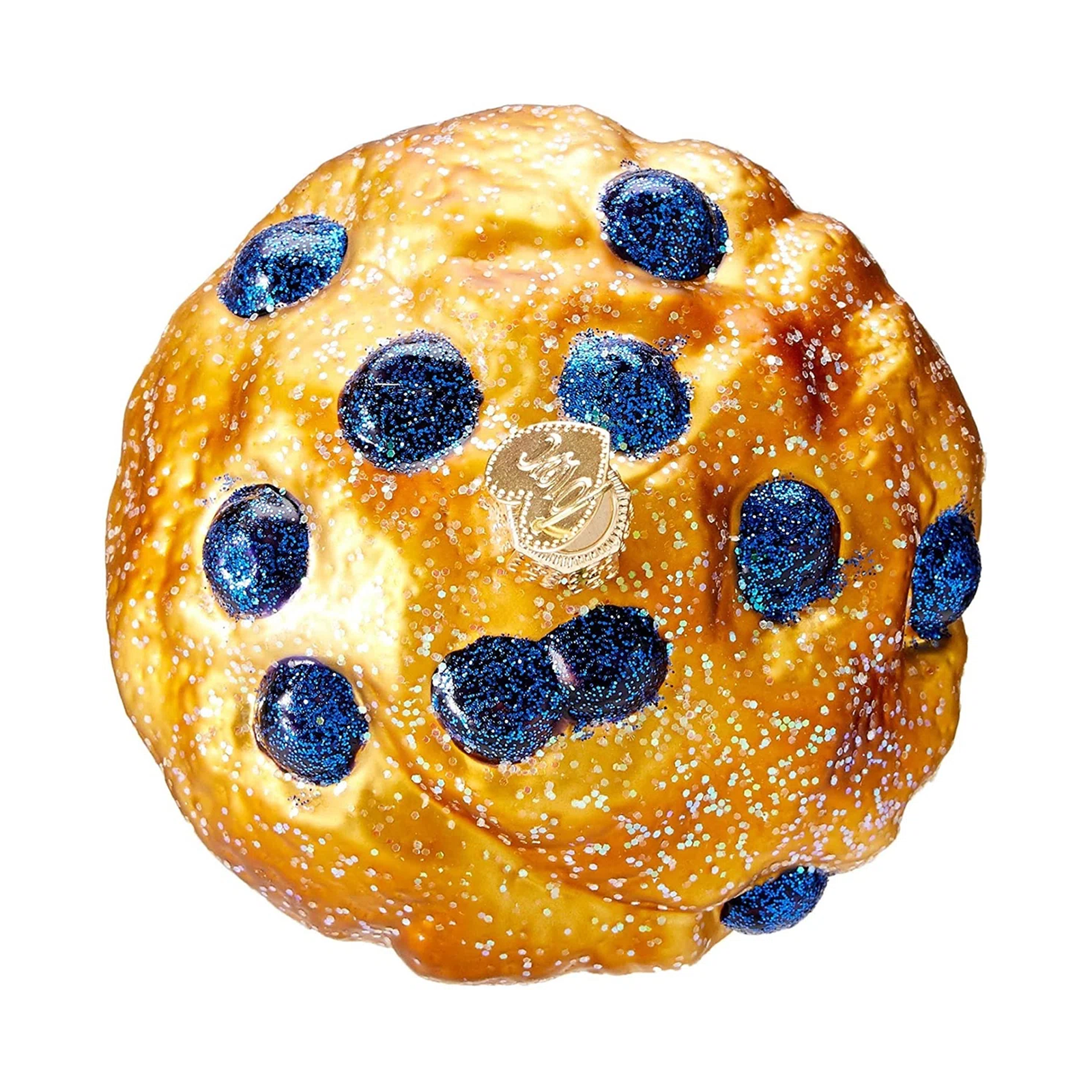Blueberry Muffin & Scone Glass Ornament Set