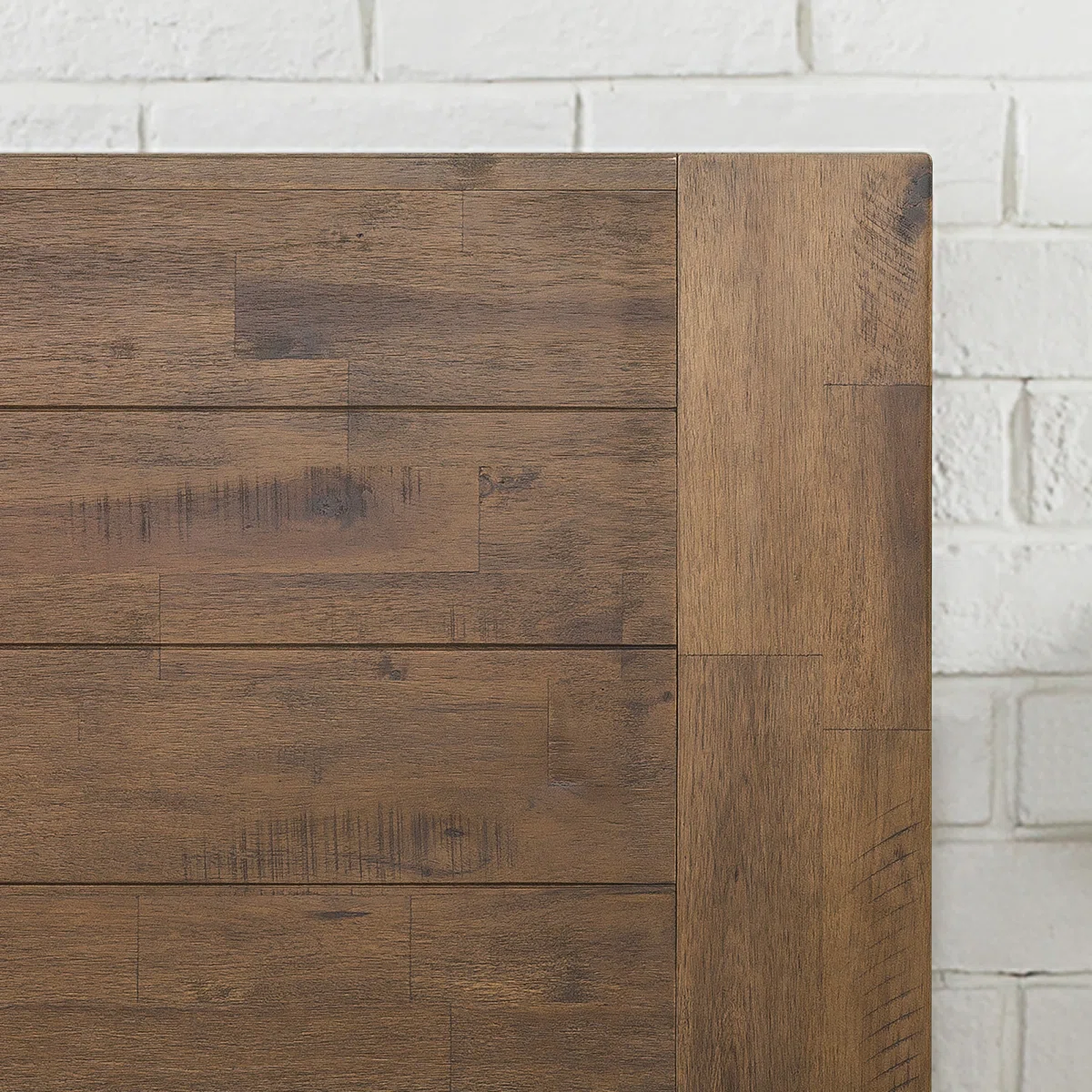 Grey Wooden Single Bed Frame