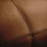 Classic Cognac Leather Loveseat