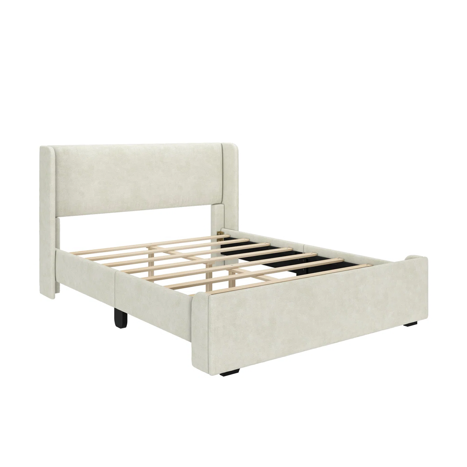 Gray Premium Single Bed Frame