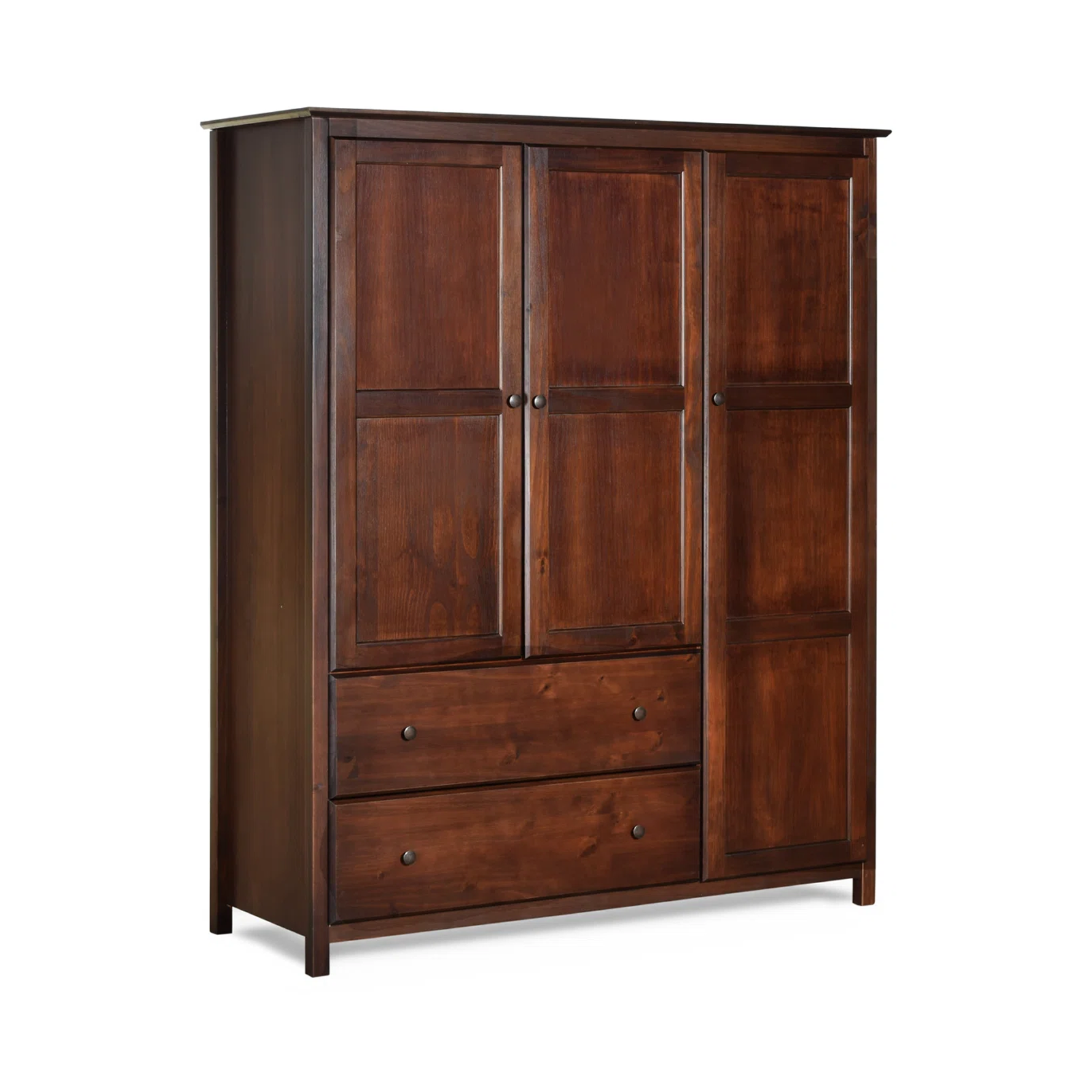 Grain Wood 3-Door Wardrobe