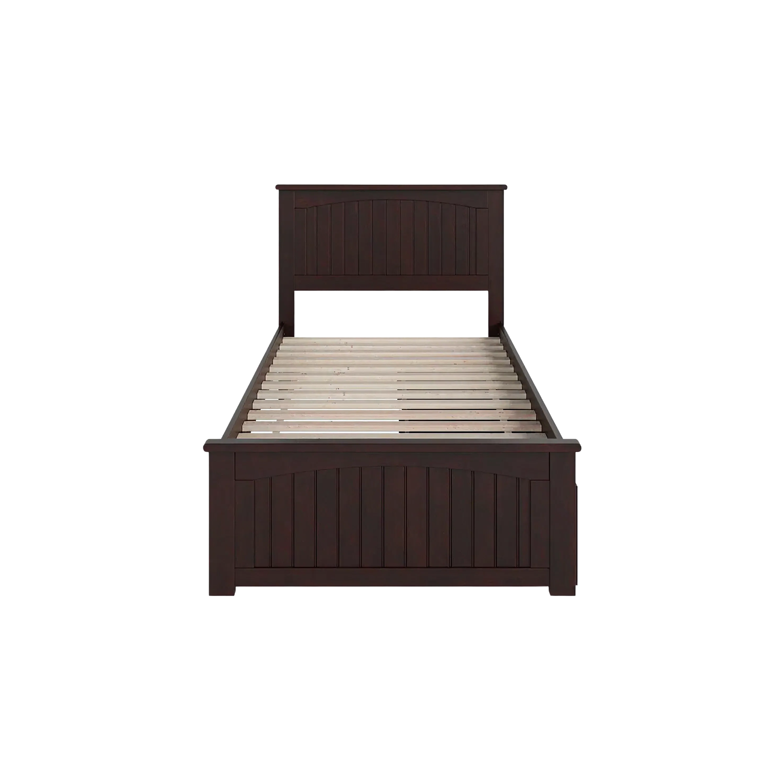 Black Single Bed Frame with Storage