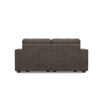 Modern Charcoal Grey 2-Seater