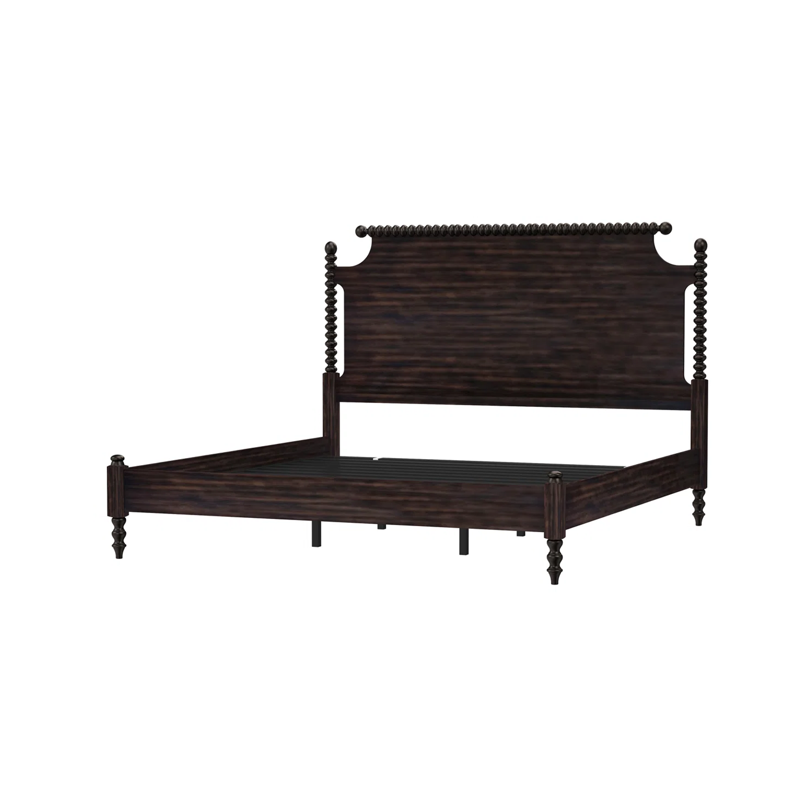 Decorative Queen Bed Frame with Storage