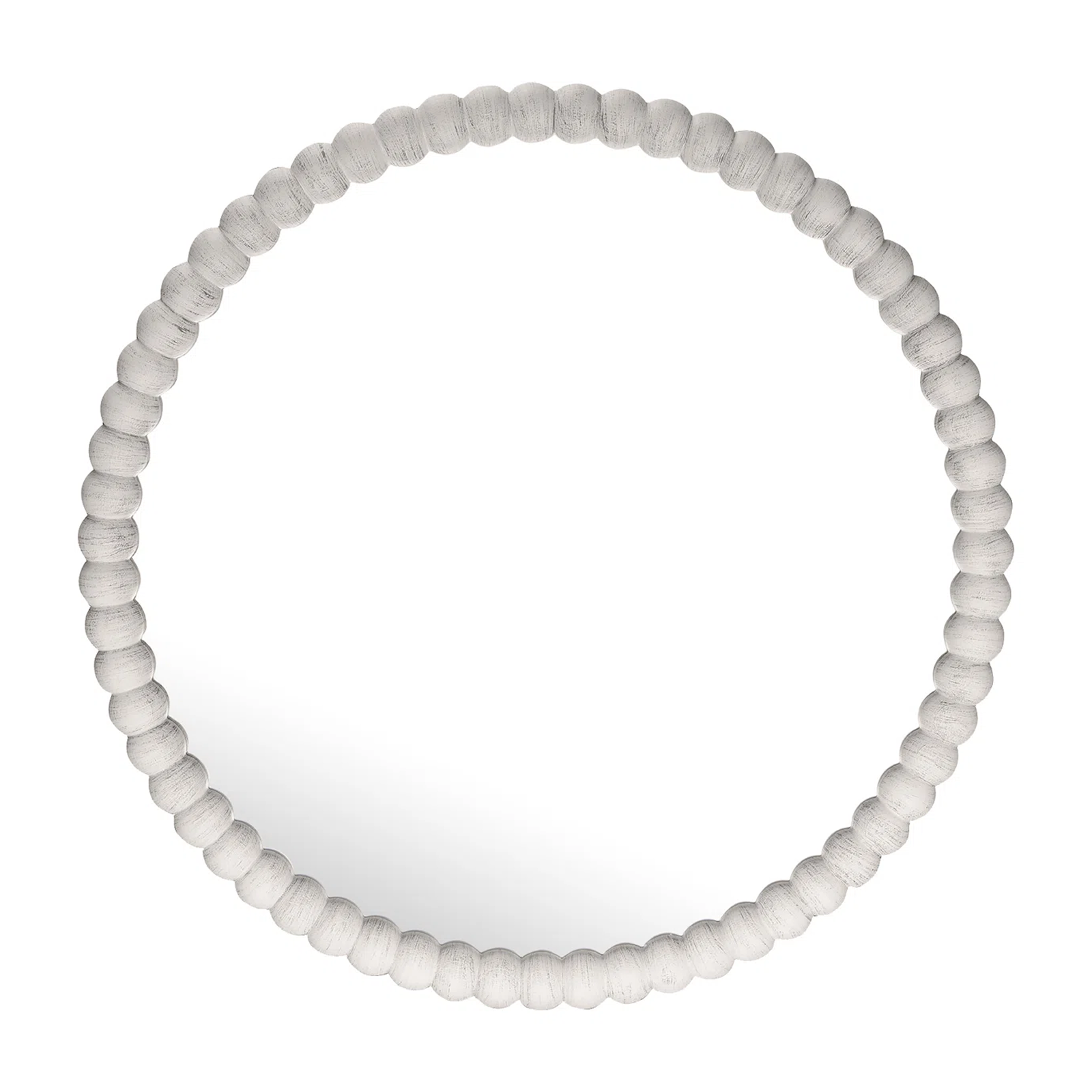 Minimal Round Wall Mirror with Metal Frame