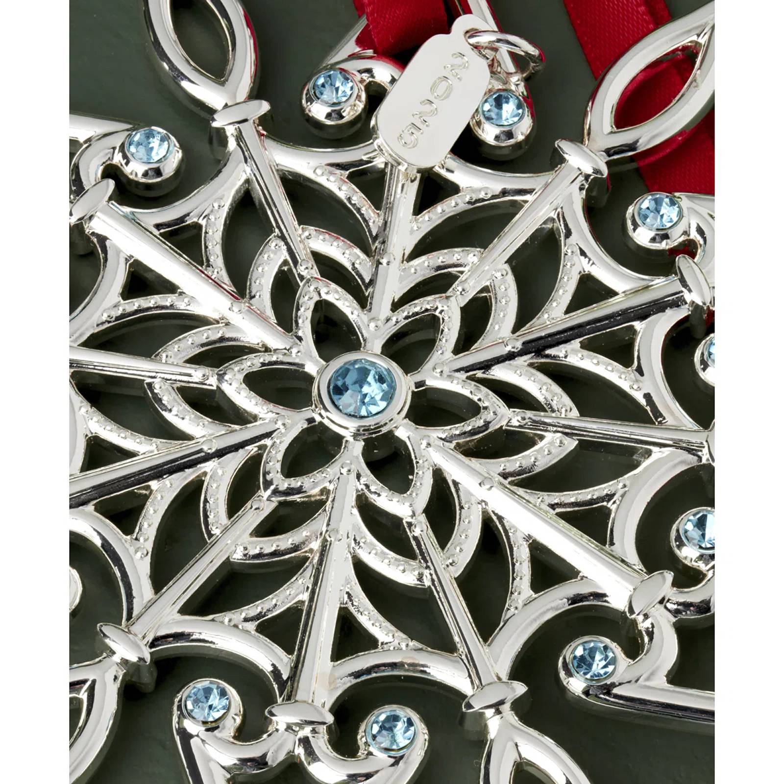 Grand Crystal Jeweled Snowflake Ornament