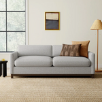 Soft Dove Grey Loveseat