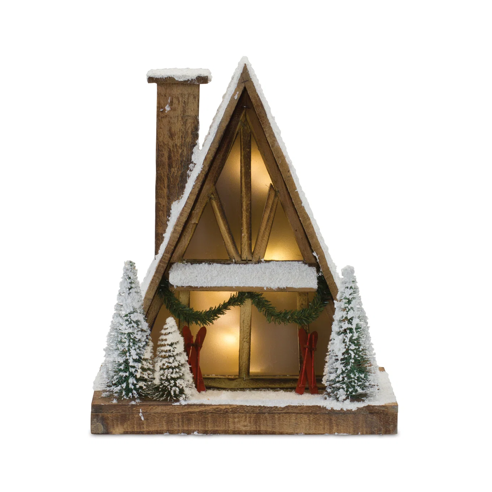 Simple Holly and Pine Christmas Wreath