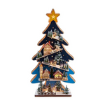 Christmas 23.6in Wooden Xmas Tree