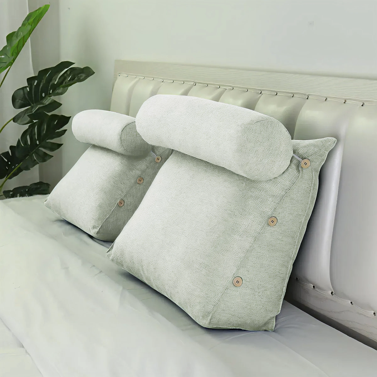 Bed Wedge with Adjustable Pillow