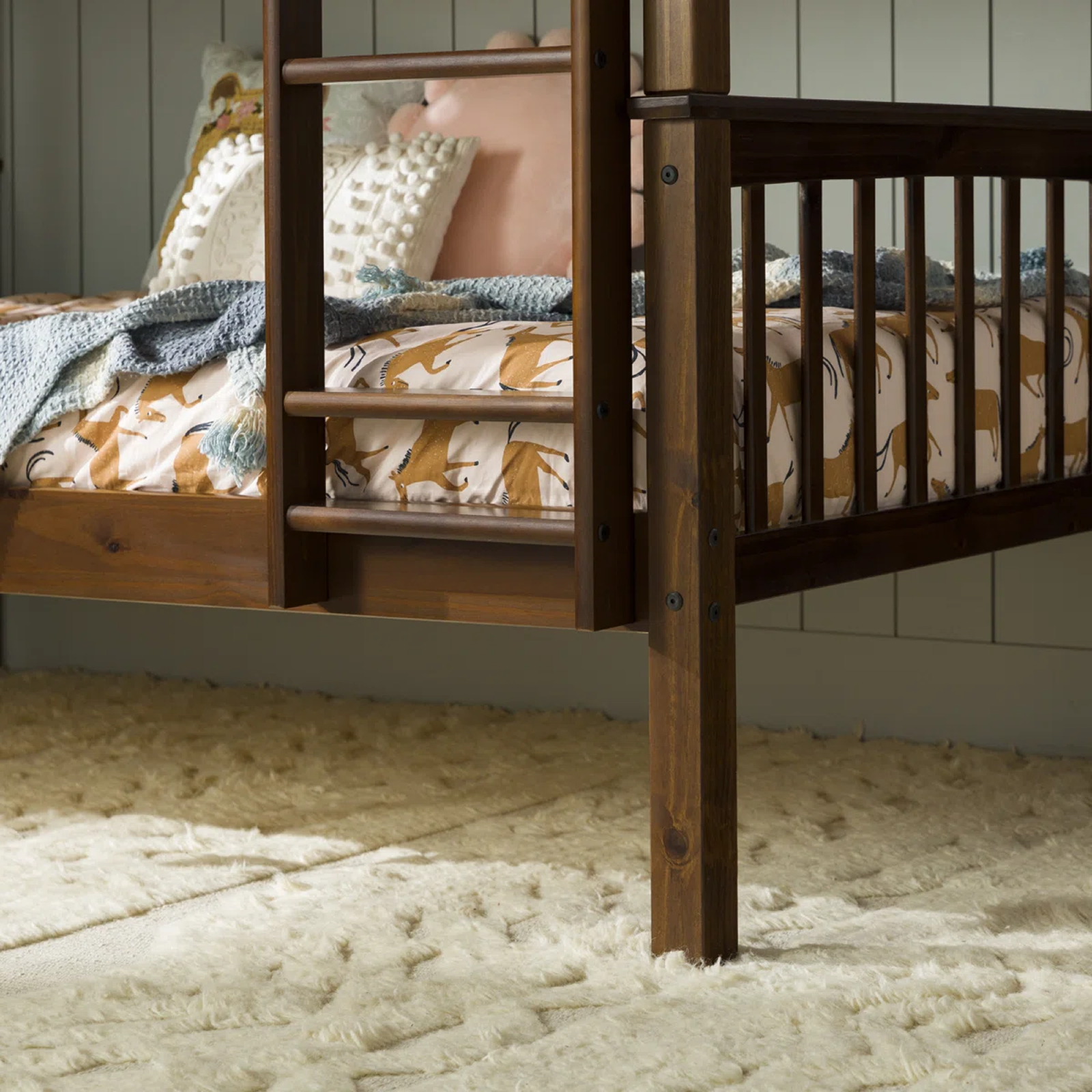 Solid Wood Bunk Bed