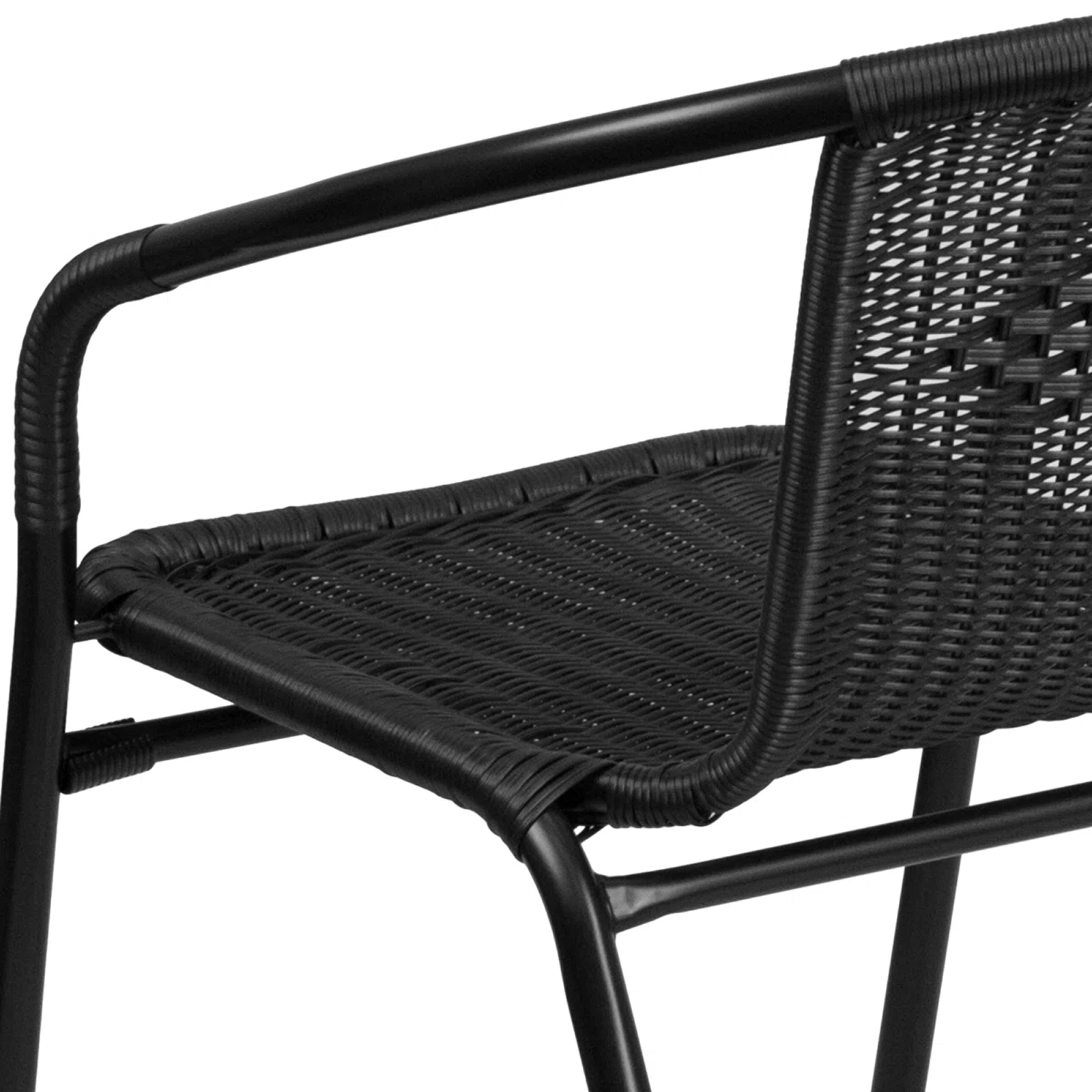 Black Steel Outdoor Chair