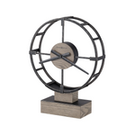 Metal Frame Table Clock