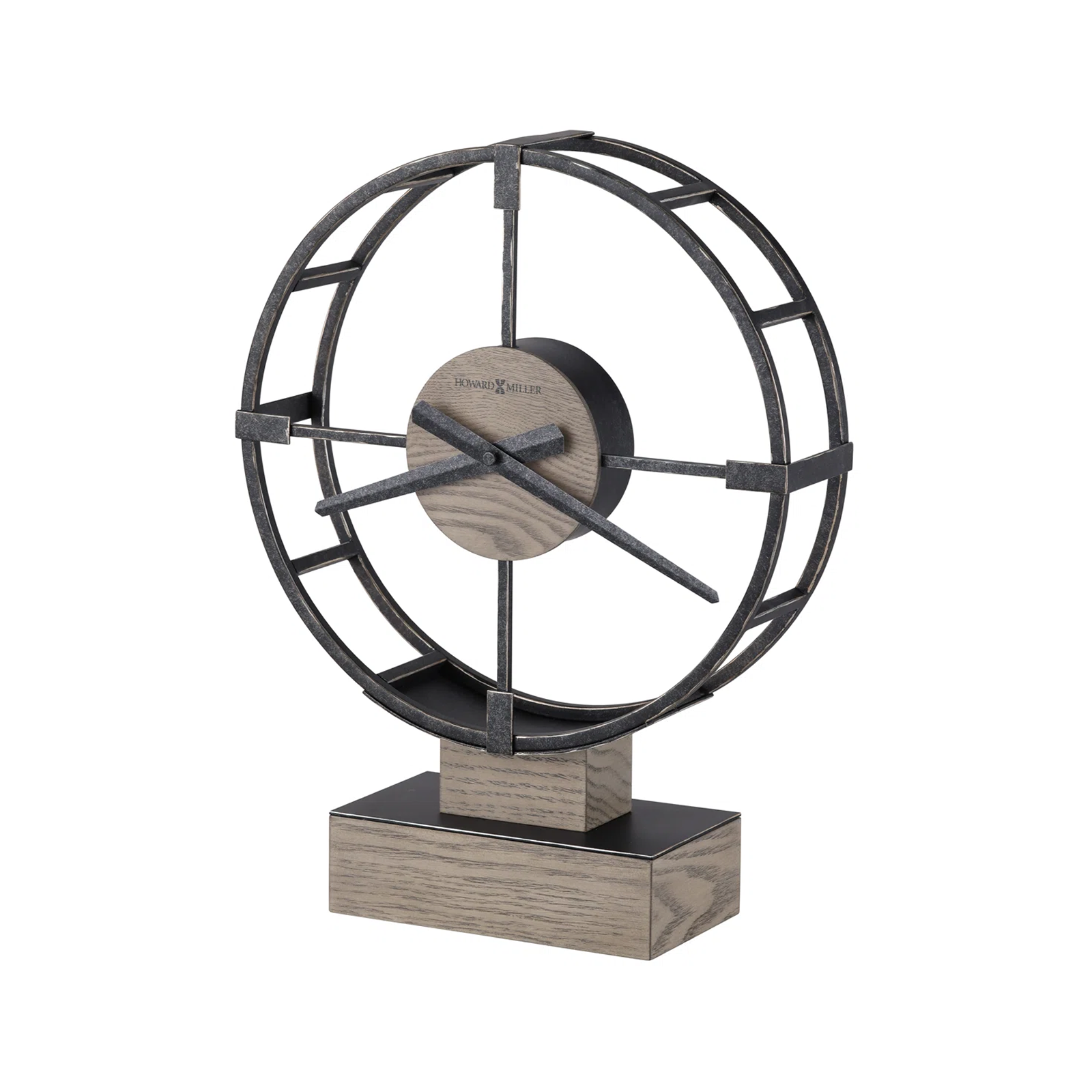 Metal Frame Table Clock