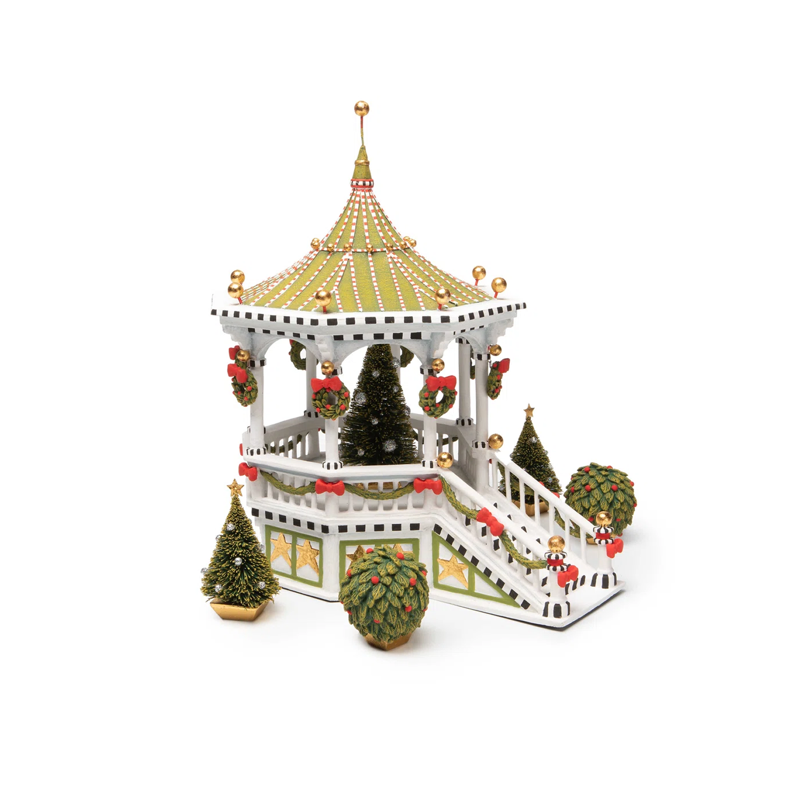 Snowy White Ceramic Lighted Village Set
