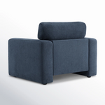 Mid-Century Navy Blue Armchair
