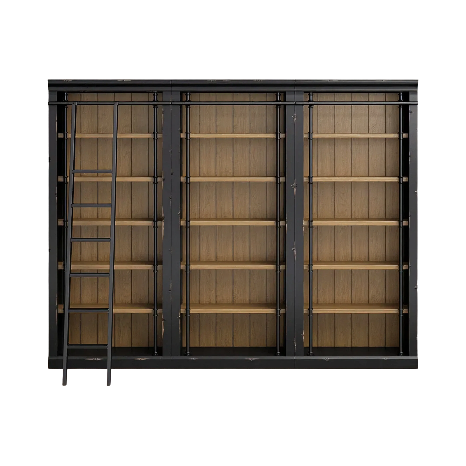 Beckhardt Brown 3-Pieces Bookshelf