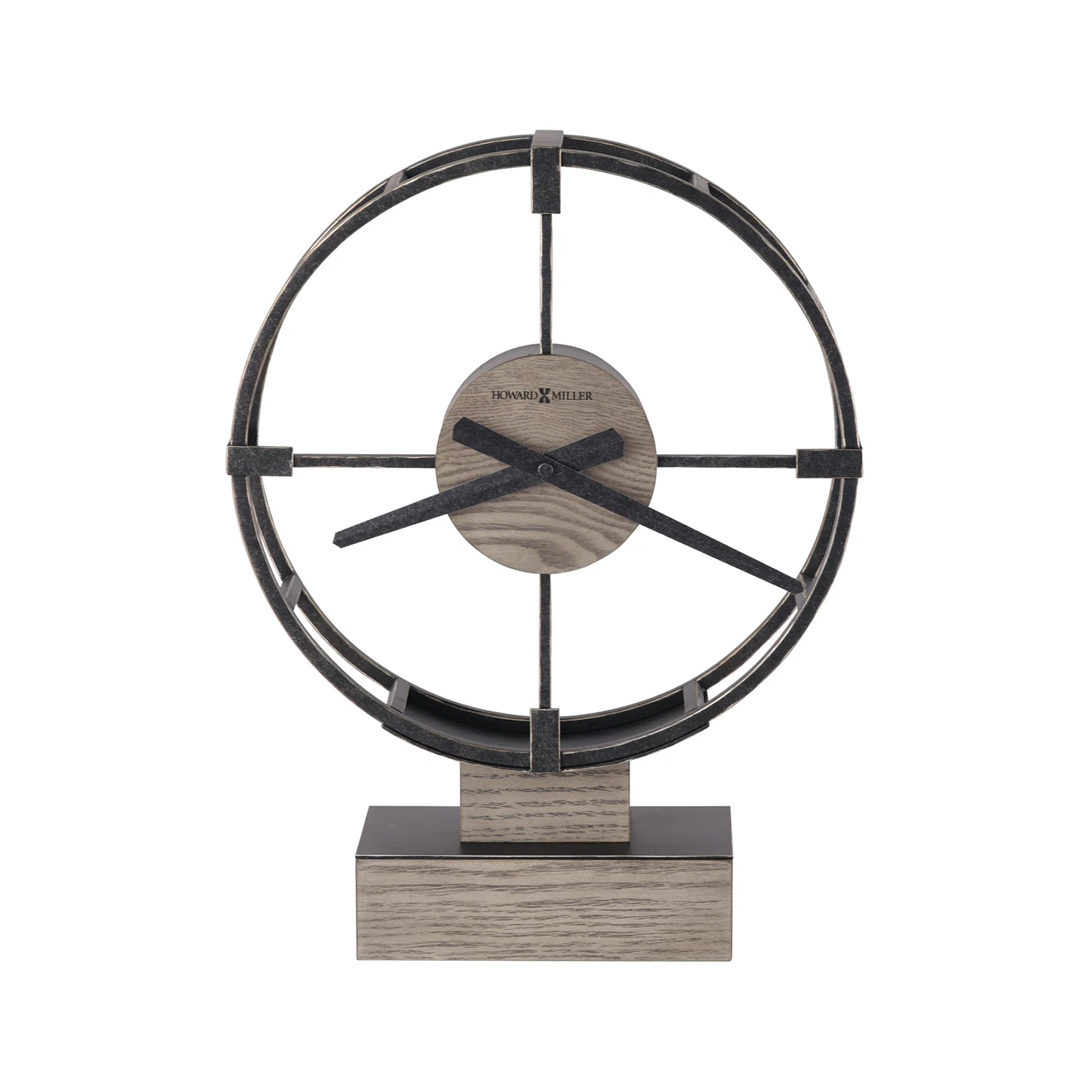 Metal Frame Table Clock