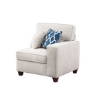White Standard Lounge Sofa Set