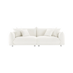 Performance Fabric White Sofa (Pet Friendly)