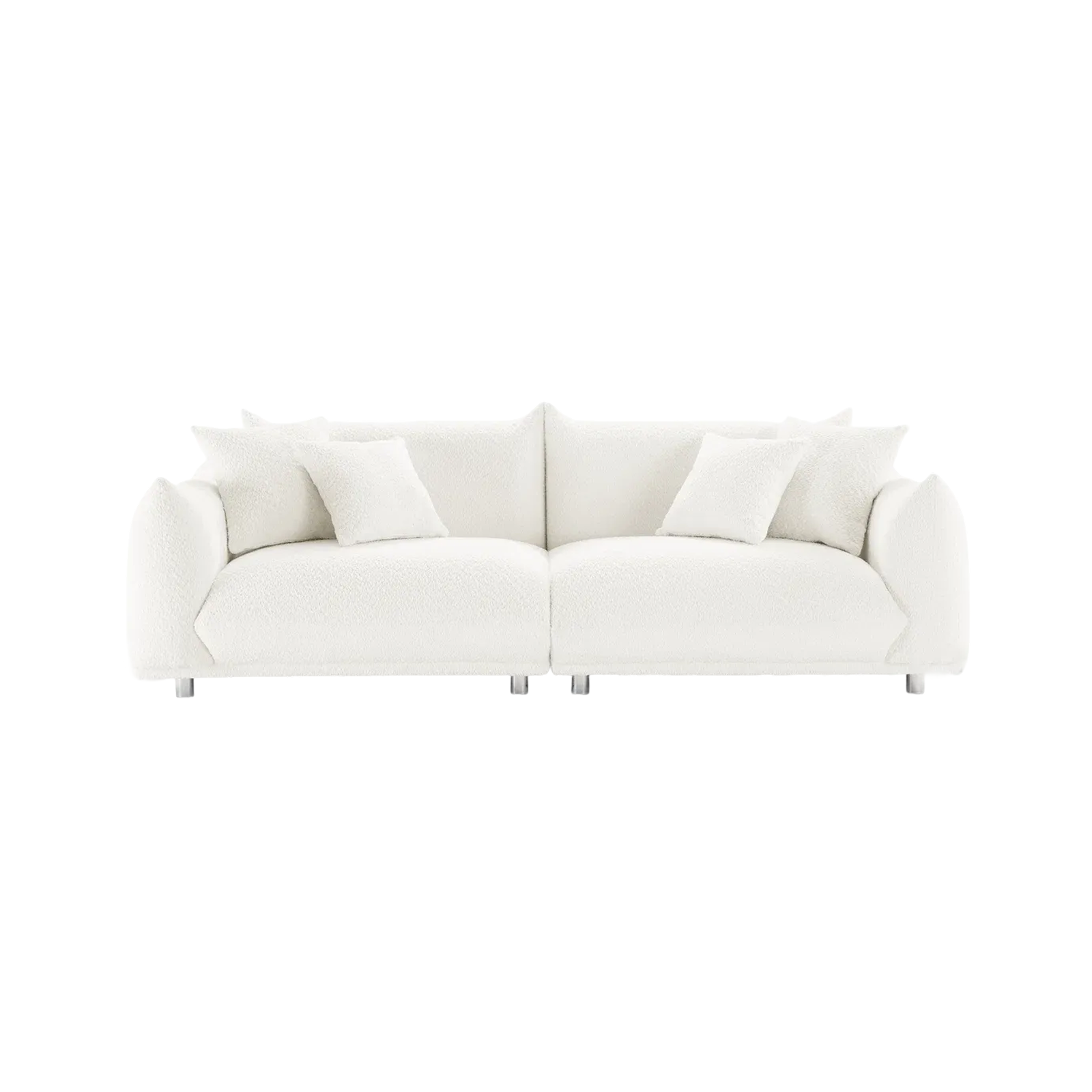 Performance Fabric White Sofa (Pet Friendly)
