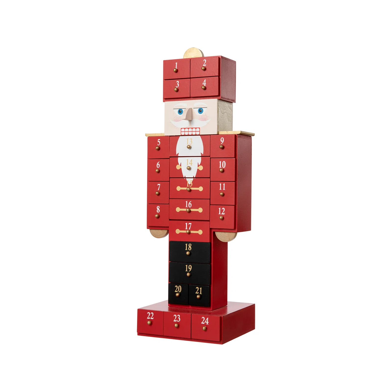 Mini Red Nutcracker Ornament Set (Pack of 3)