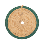 Christmas Green Braided Tree Skirt