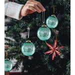 Decor Teal Glass Ball