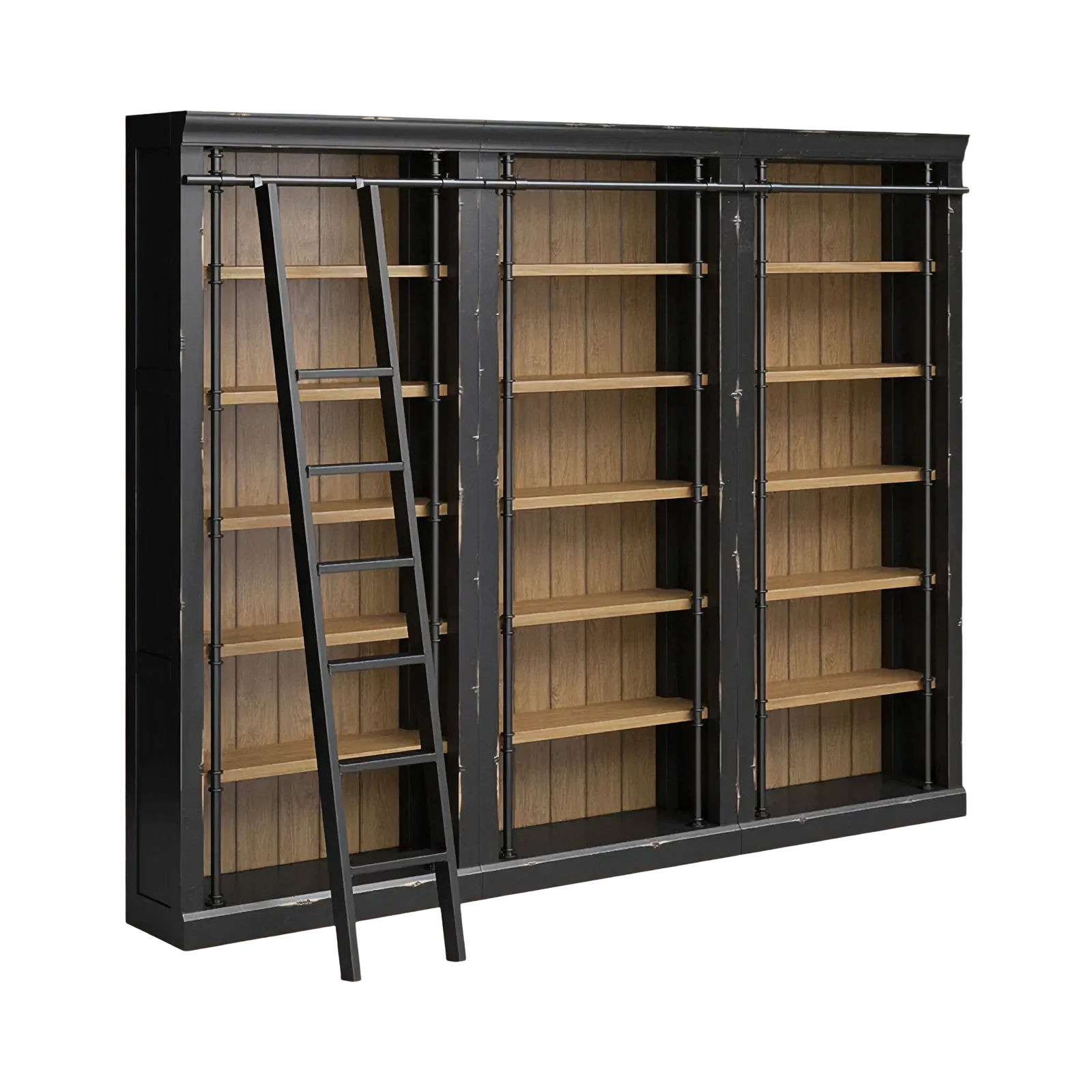 Beckhardt Brown 3-Pieces Bookshelf