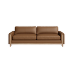 Camel Brown Genuine Leather Sofa