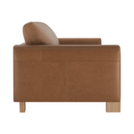 Camel Brown Genuine Leather Sofa