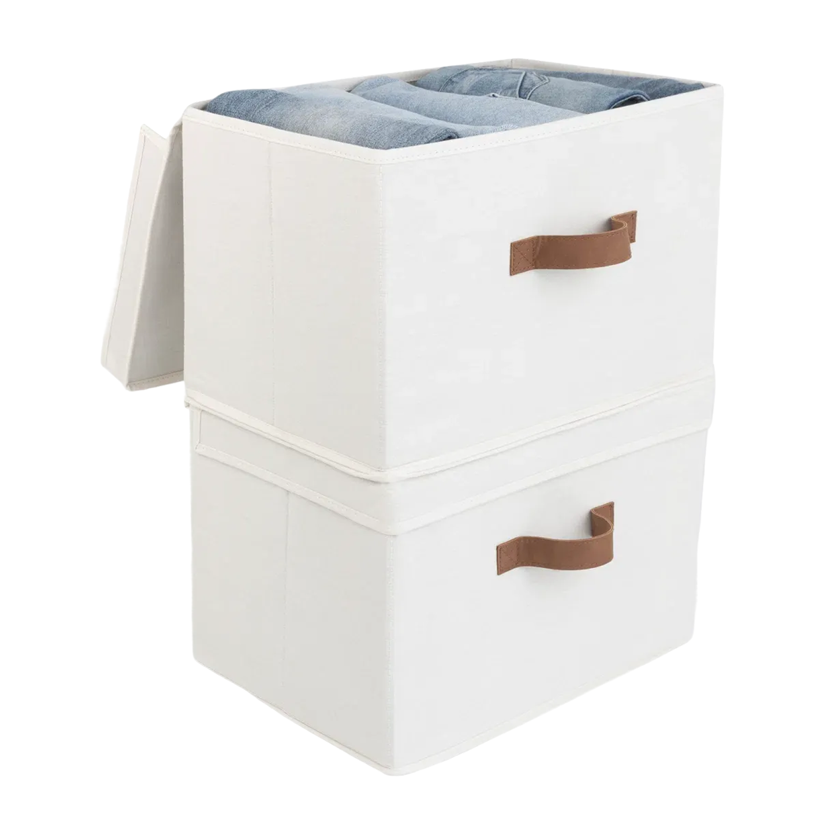 Fabric Storage Box with Handle