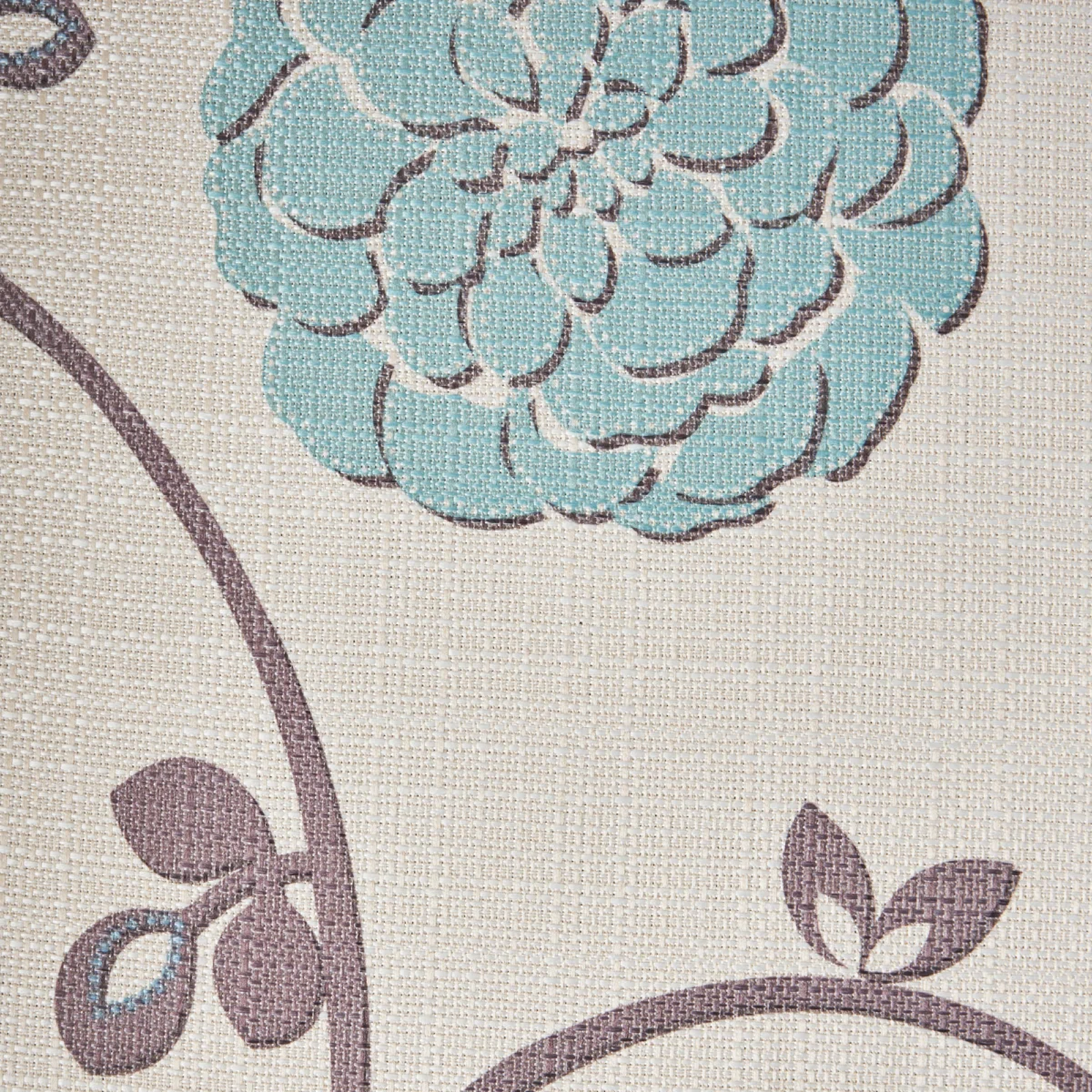 Fabric Swatch Sample - Blue Damask
