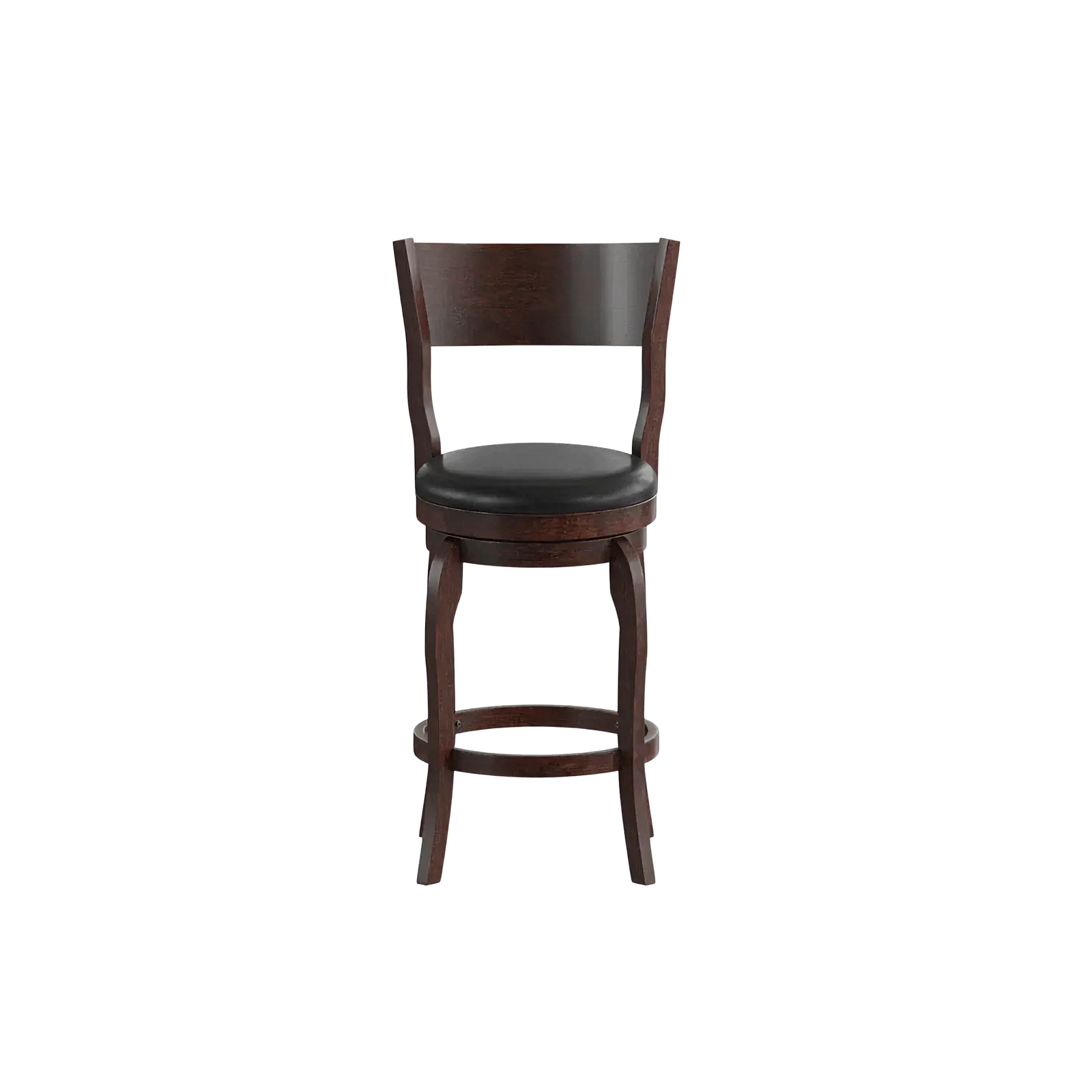 Black Open Back Dining Stool